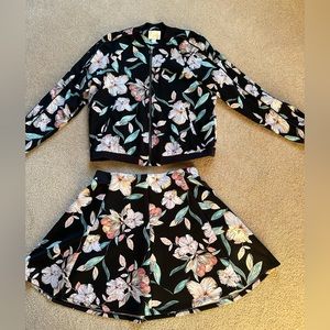 Decree 2 Piece Pastel Colored Jacket/Skirt Set